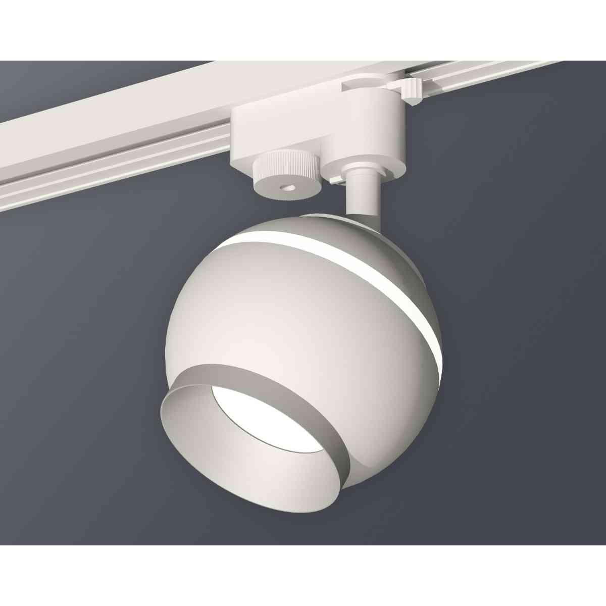 фото комплект трекового светильника ambrella light track system xt1101022 swh/mch белый песок/хром матовый (a2520, c1101, n7033) | 220svet.ru
