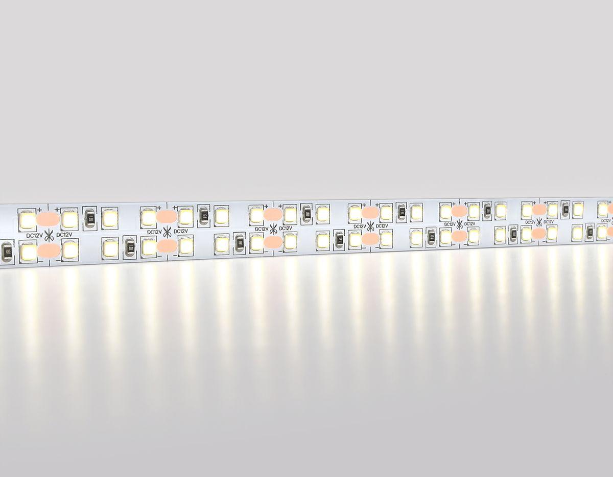 фото светодиодная лента дневной белый  ambrella light 19,2w/m 240led/m 2835smd 4500к 5m gs1602 | 220svet.ru