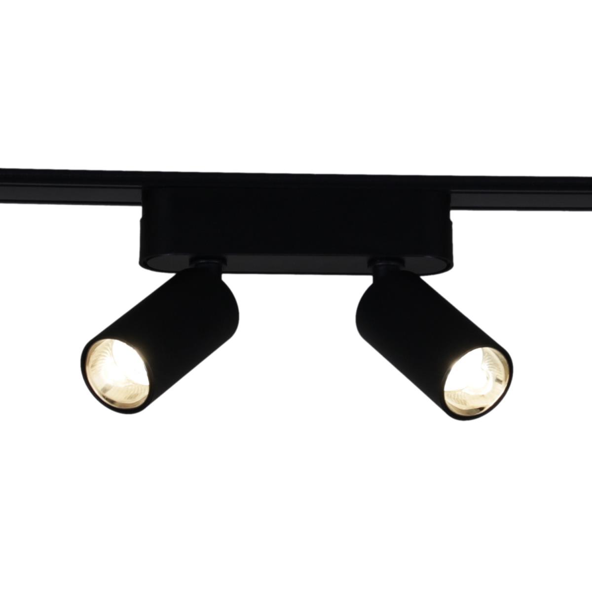фото магнитная трековая система reluce 13005-9.3-002ur magnetic led2x5w bk | 220svet.ru