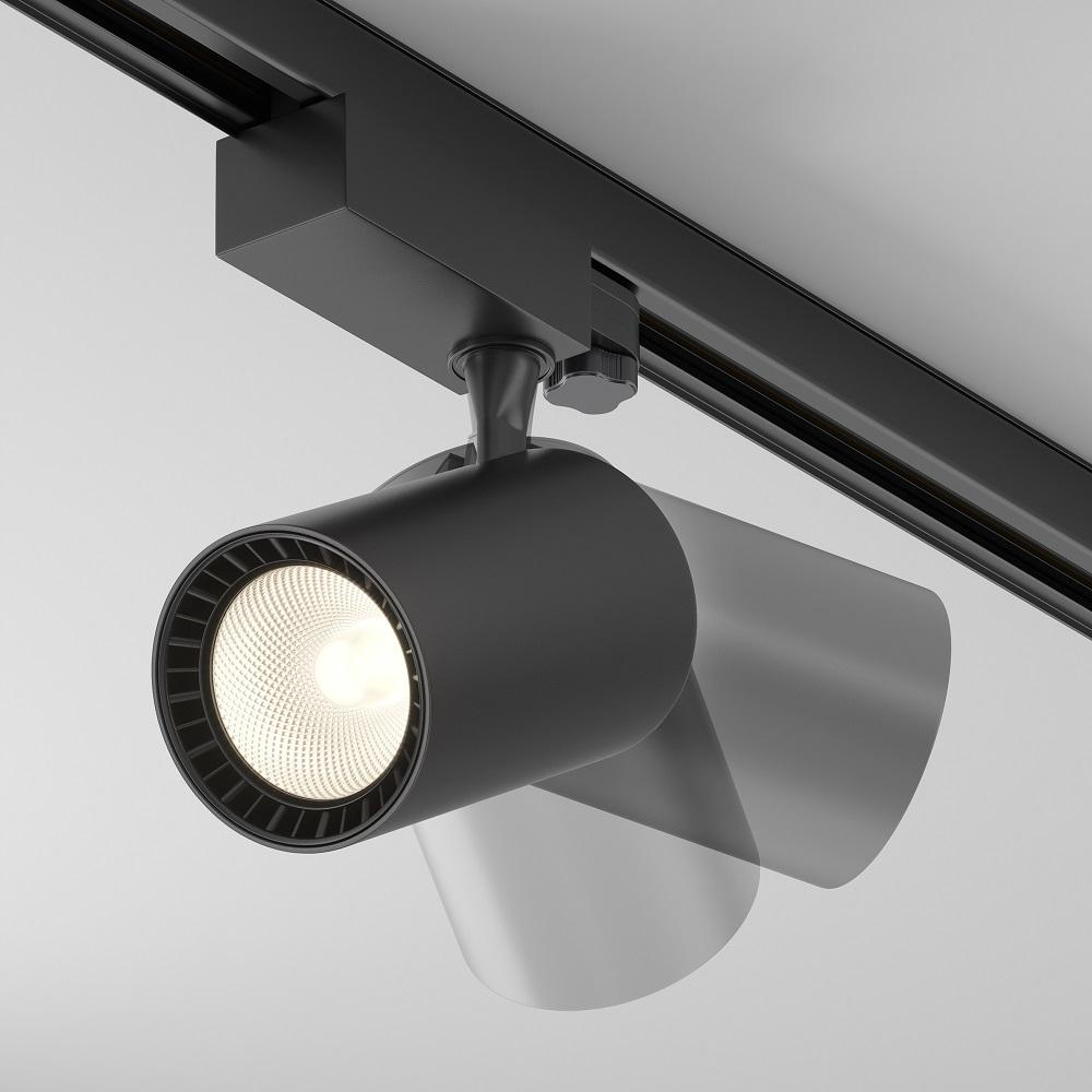 фото трековый светильник maytoni technical vuoro tr029-3-26w3k-s-b | 220svet.ru