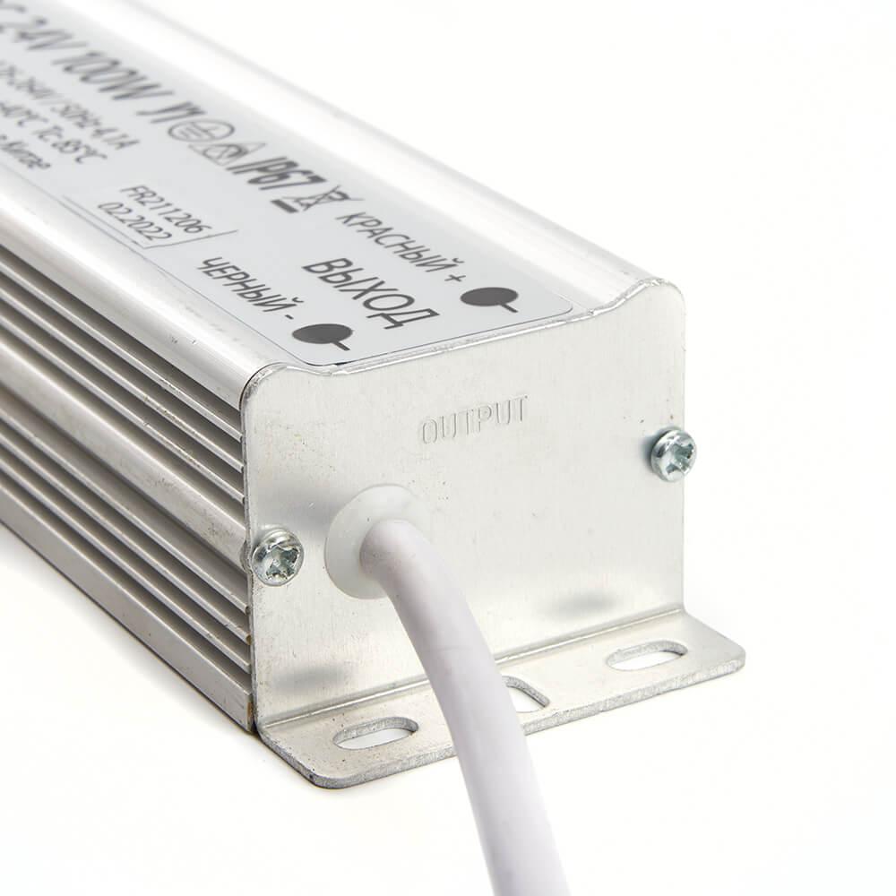 фото блок питания для светодиодной ленты feron lb007 12v 100w ip67 4,1a 48059 | 220svet.ru