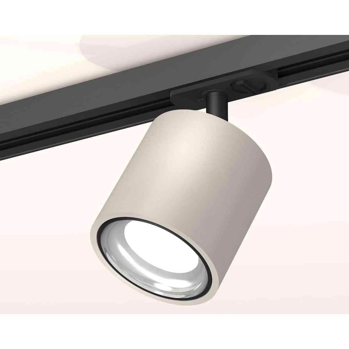 фото комплект трекового светильника ambrella light track system xt7533010 sgr/psl/sbk серый песок/серебро полированное/черный песок (a2537, c7533, n7023) | 220svet.ru