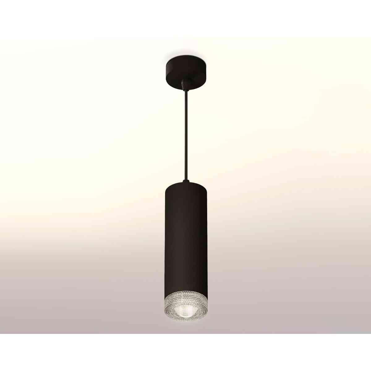 фото комплект подвесного светильника ambrella light techno spot xp7456001 sbk/cl черный песок/прозрачный (a2311, c7456, n7191) | 220svet.ru