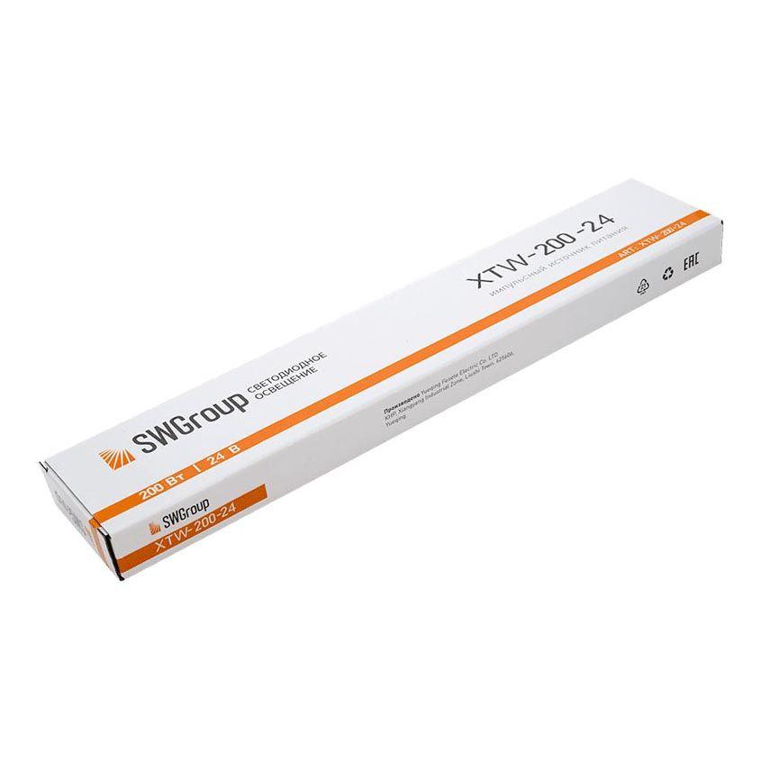 фото блок питания swg 24v 200w ip67 8,3a xtw-200-24 003074 | 220svet.ru