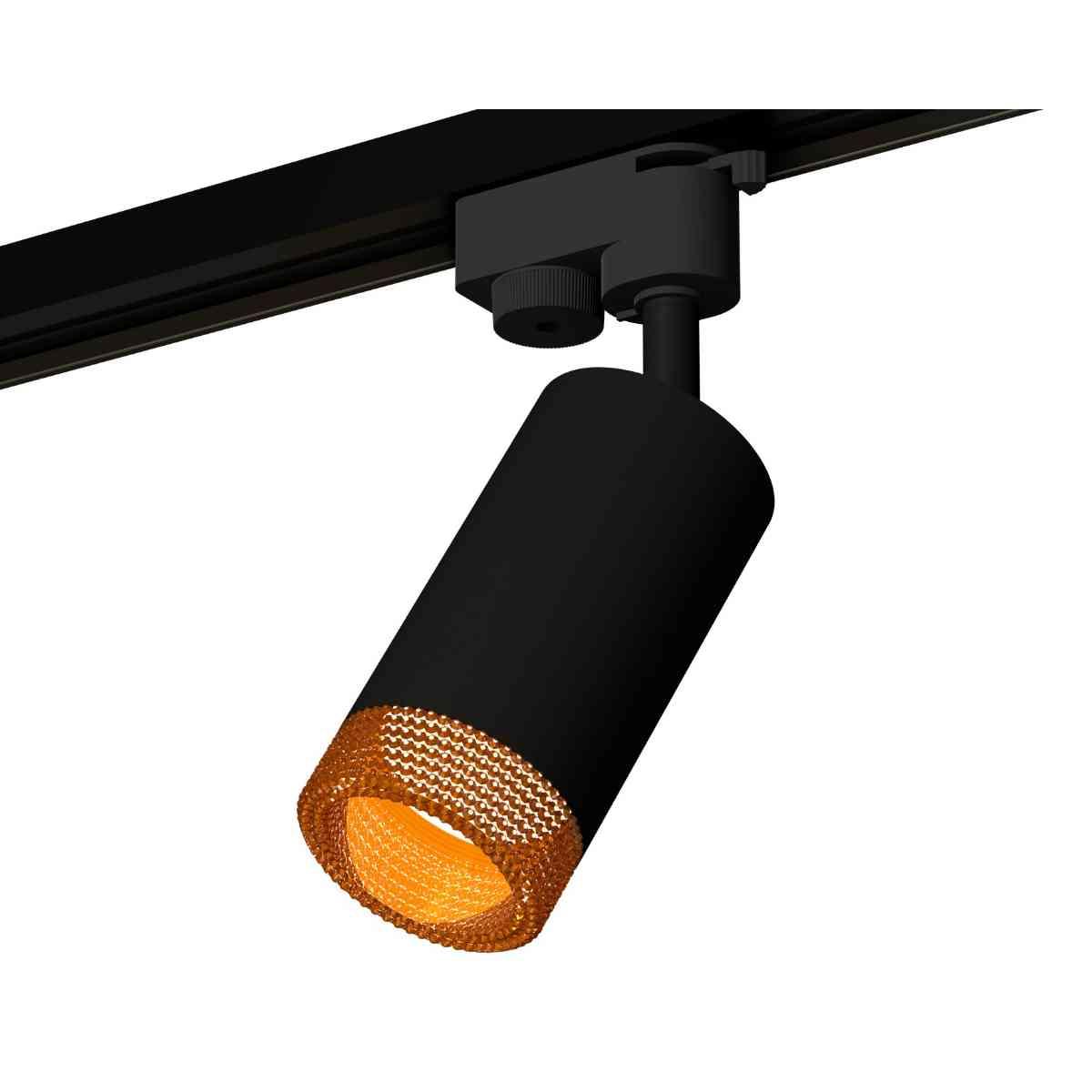 фото комплект трекового светильника ambrella light track system xt6323084 sbk/cf черный песок/кофе (a2521, c6323, n6154) | 220svet.ru
