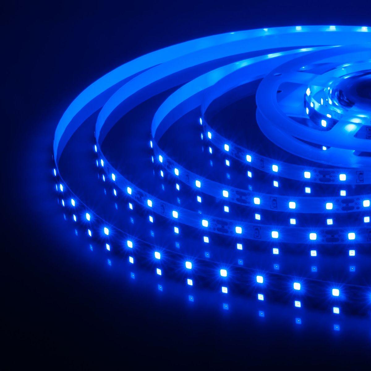 фото светодиодная лента elektrostandard 4,8w/m 60led/m 2835smd синий 5m a040994 | 220svet.ru