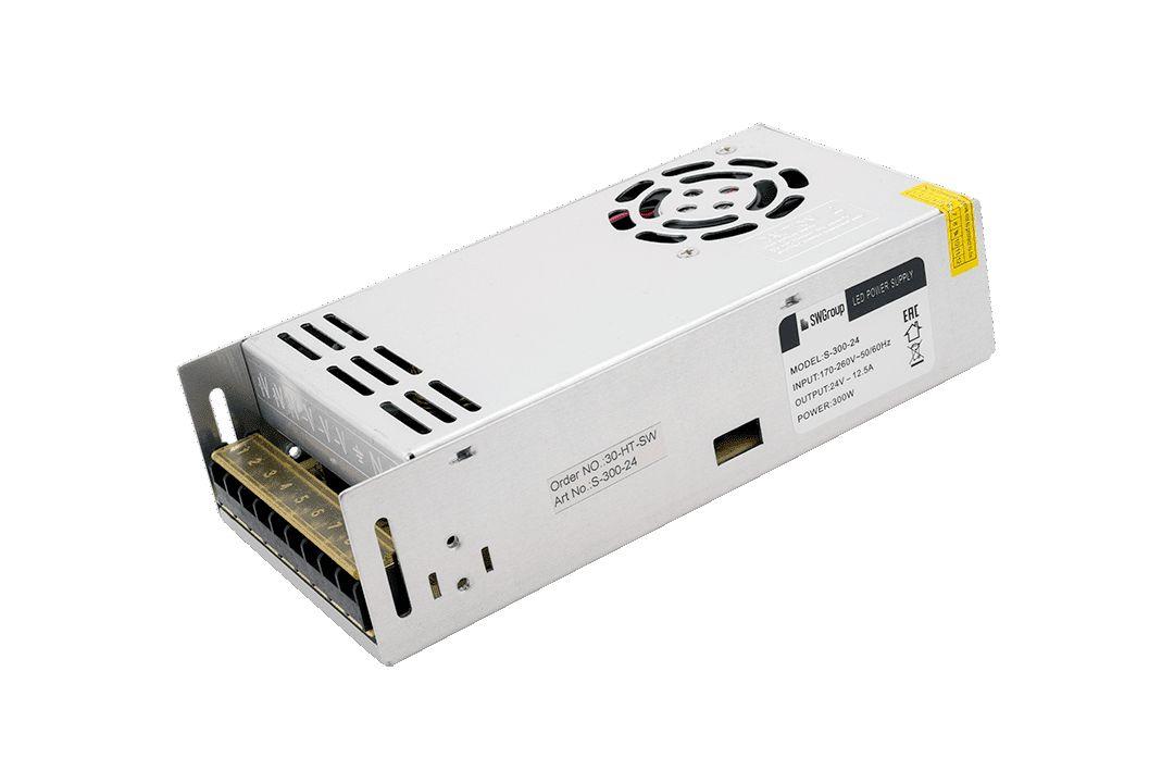 фото блок питания swg 24v 300w ip20 12,5a s-300-24 000119 | 220svet.ru