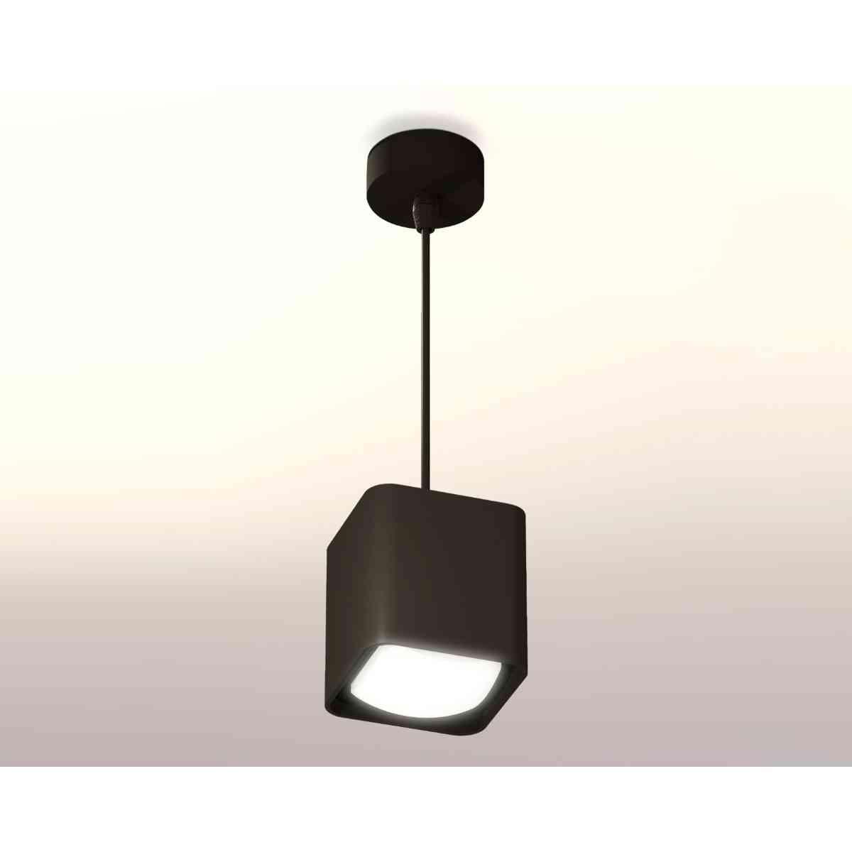 фото комплект подвесного светильника ambrella light techno spot xp7841002 sbk/fr черный песок/белый матовый (a2311, c7841, n7756) | 220svet.ru