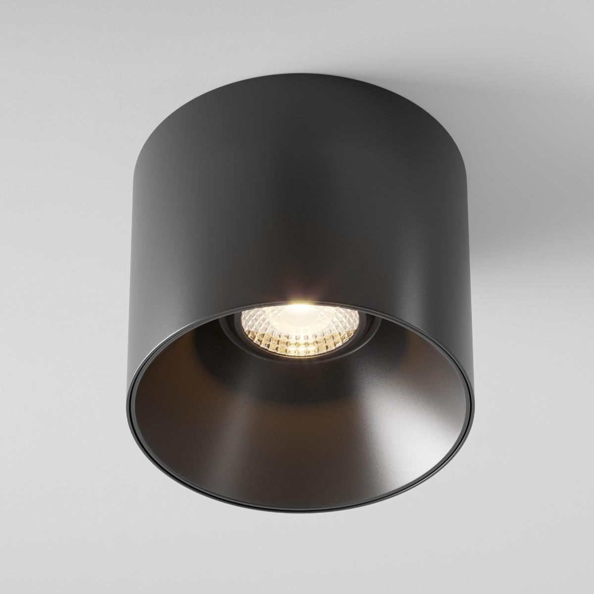 фото потолочный светодиодный светильник maytoni technical alfa led c064cl-01-25w3k-d-rd-b | 220svet.ru