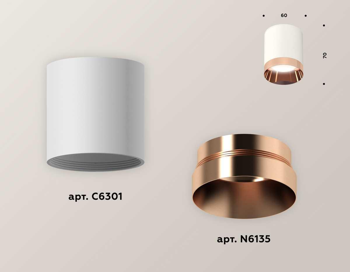 фото комплект потолочного светильника ambrella light techno spot xc (c6301, n6135) xs6301025 | 220svet.ru