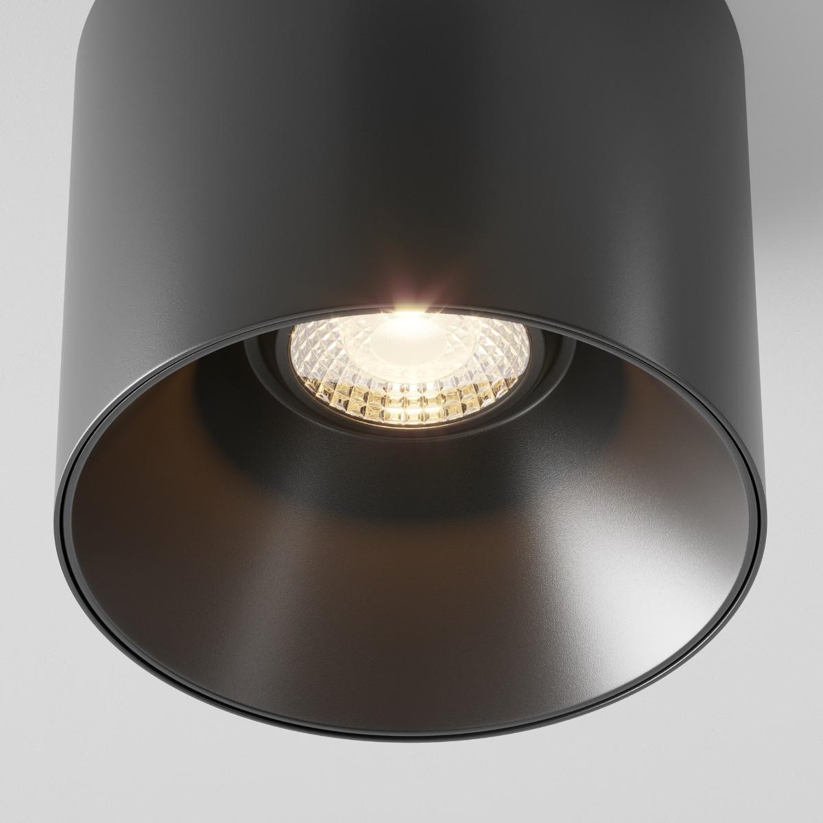 фото потолочный светодиодный светильник maytoni technical alfa led c064cl-01-25w3k-d-rd-b | 220svet.ru