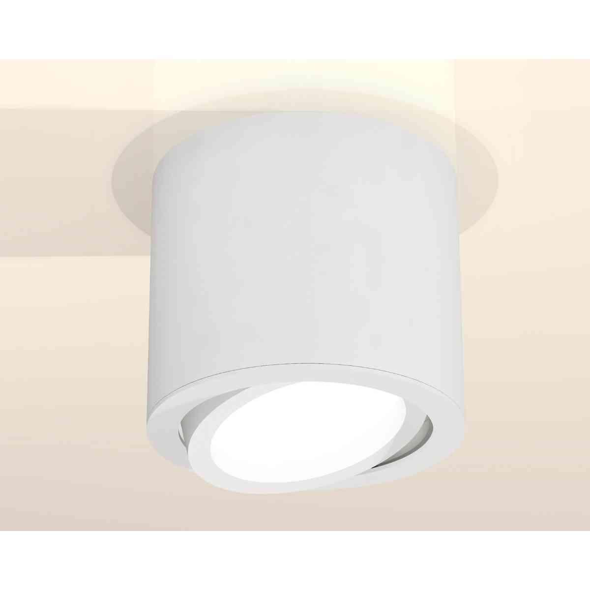 фото комплект накладного светильника ambrella light techno spot xs7401001 swh белый песок (c7401, n7001) | 220svet.ru