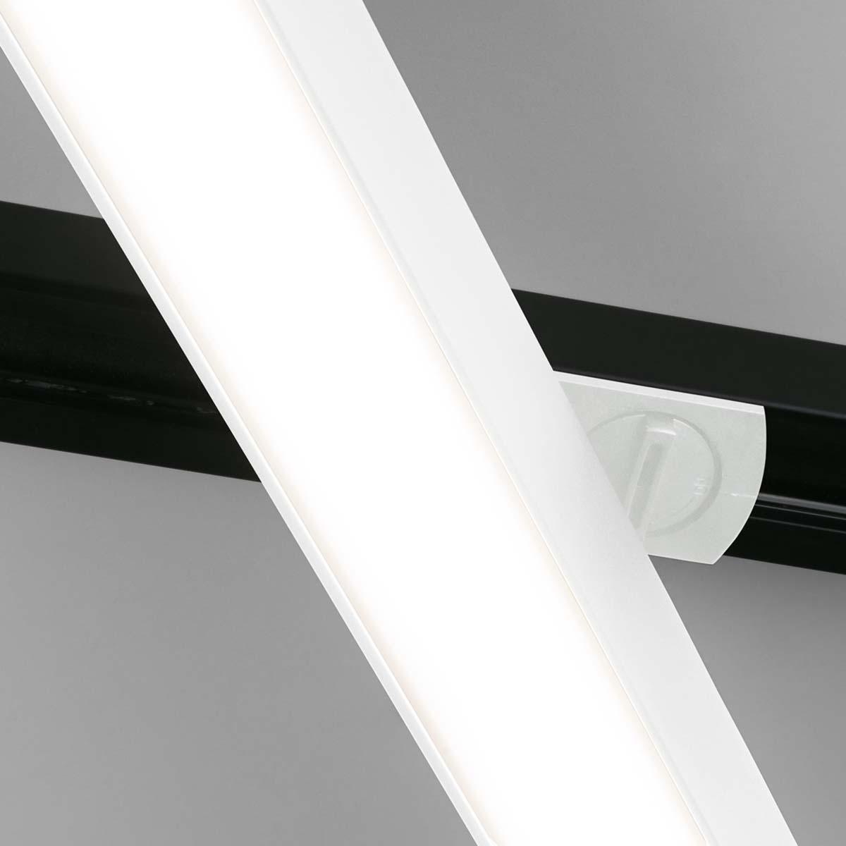 фото трековый однофазный светодиодный светильник elektrostandard x-line белый матовый 10w 4200k ltb53 a052443 | 220svet.ru