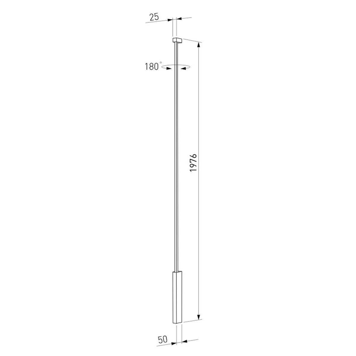 фото настенный светодиодный светильник elektrostandard alto led латунь 3000k 40134/led a069823 | 220svet.ru