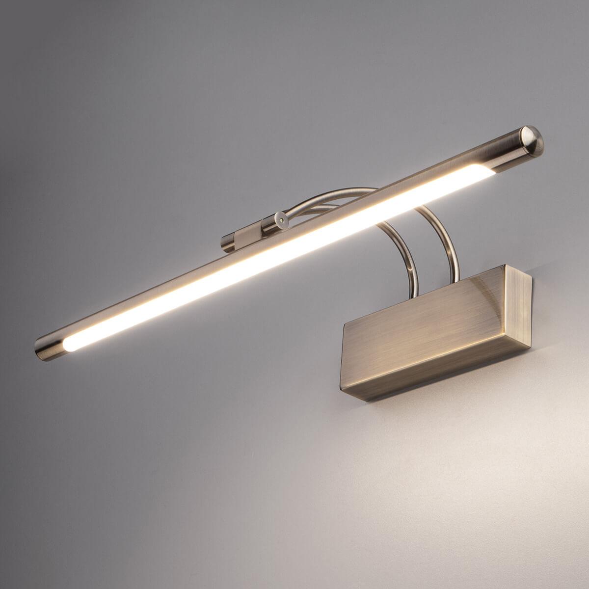 фото подсветка для картин elektrostandard simple led 10w 1011 ip20 бронза a038393 | 220svet.ru