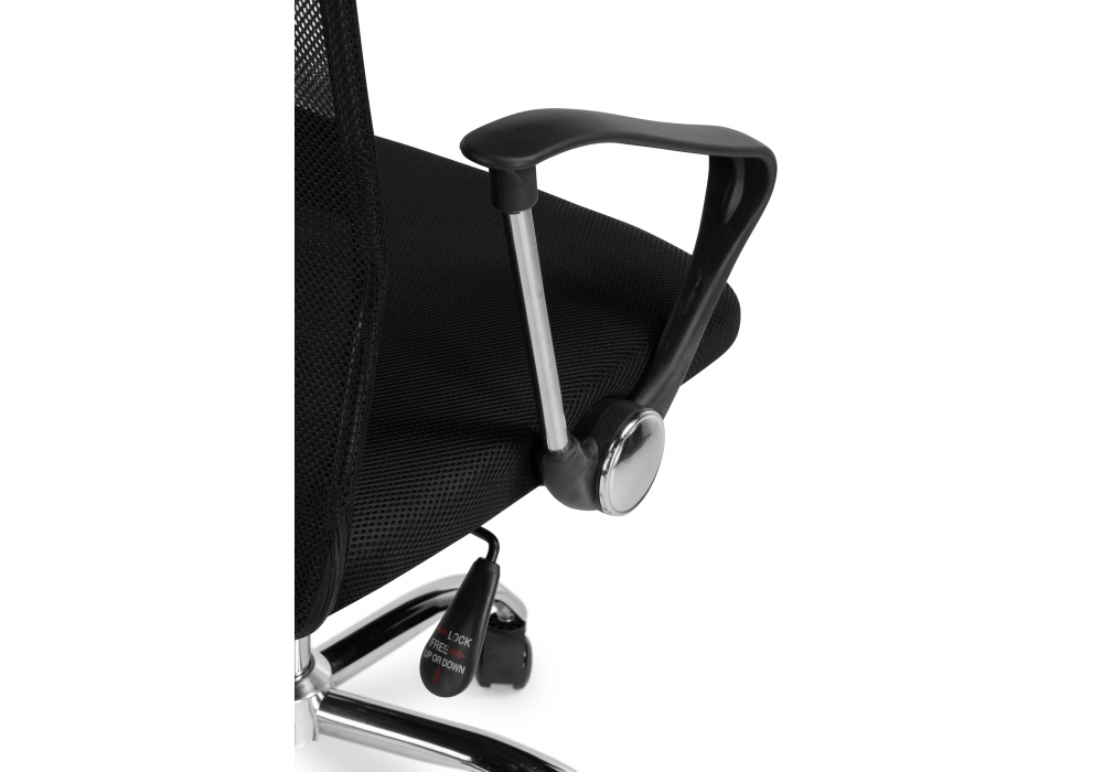 фото компьютерное кресло woodville arano 1 black / chrome 15815 | 220svet.ru