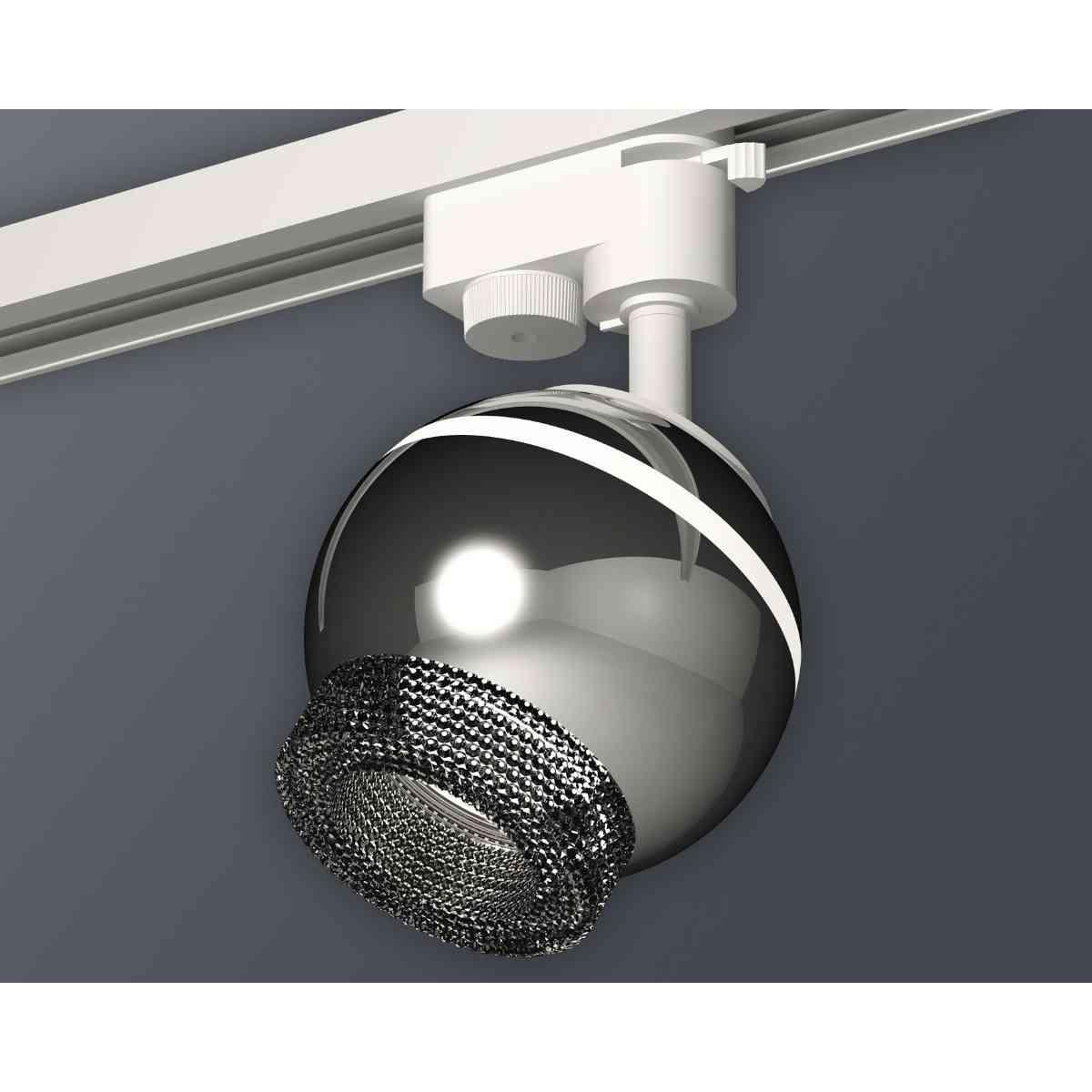фото комплект трекового светильника ambrella light track system xt1104002 psl/bk серебро полированное/тонированный (a2520, c1104, n7192) | 220svet.ru