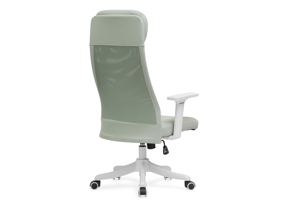 фото компьютерное кресло woodville salta light green / white 15396 | 220svet.ru