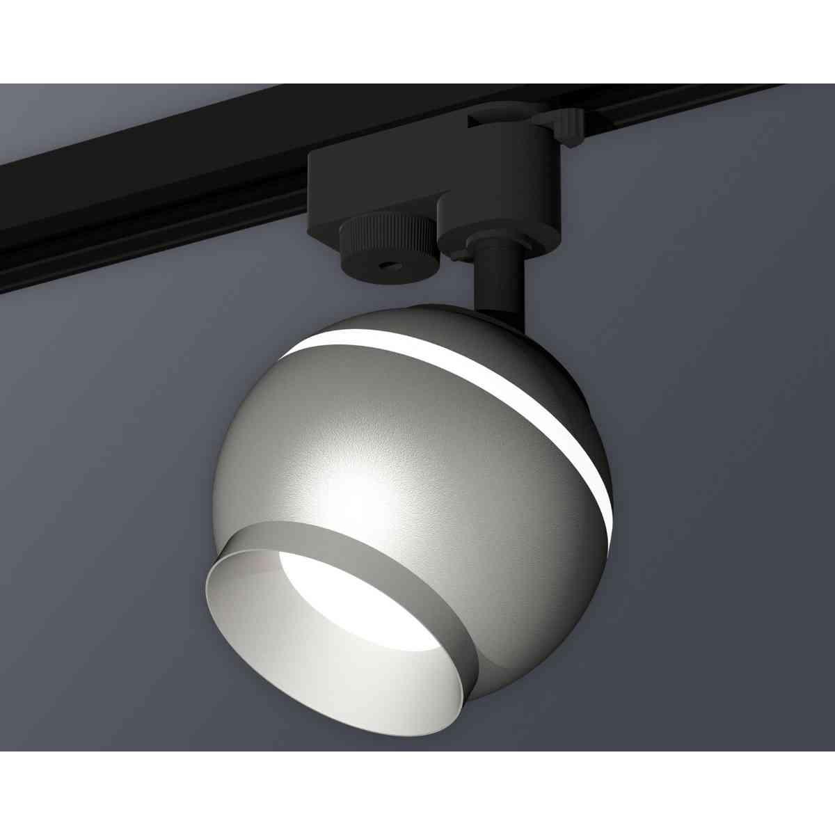 фото комплект трекового светильника ambrella light track system xt1103030 ssl/mch серебро песок/хром матовый (a2521, c1103, n7033) | 220svet.ru