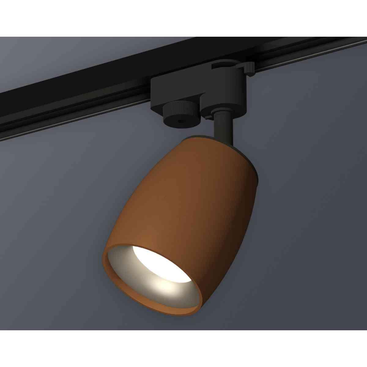 фото комплект трекового светильника ambrella light track system xt1124033 scf/mch кофе песок/хром матовый (a2521, c1124, n7013) | 220svet.ru
