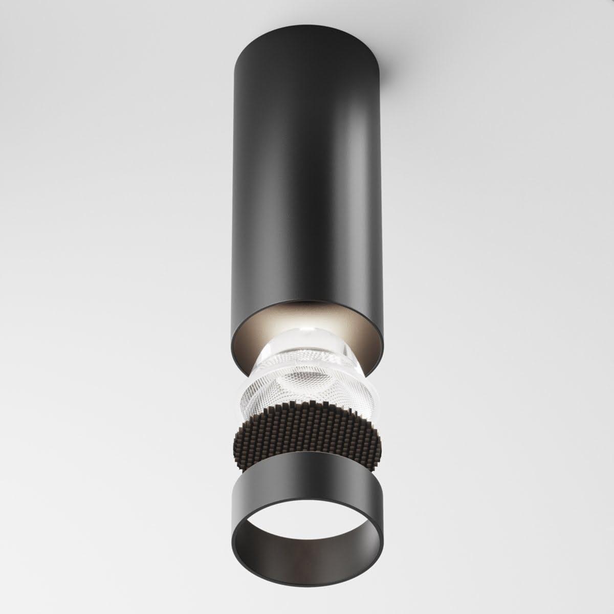 фото потолочный светодиодный светильник maytoni technical focus led c056cl-l12b4k-w-d-b | 220svet.ru
