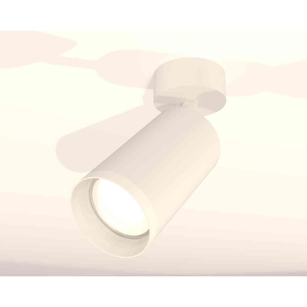 фото комплект накладного светильника ambrella light techno spot xm6322010 swh/fr белый песок/белый матовый (a2202, c6322, n6246) | 220svet.ru