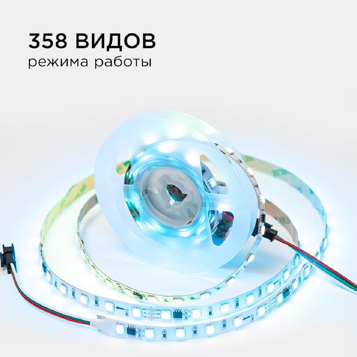фото комплект адресной светодиодной ленты apeyron 24в, 14,4вт/м, smd5050 10-91 | 220svet.ru