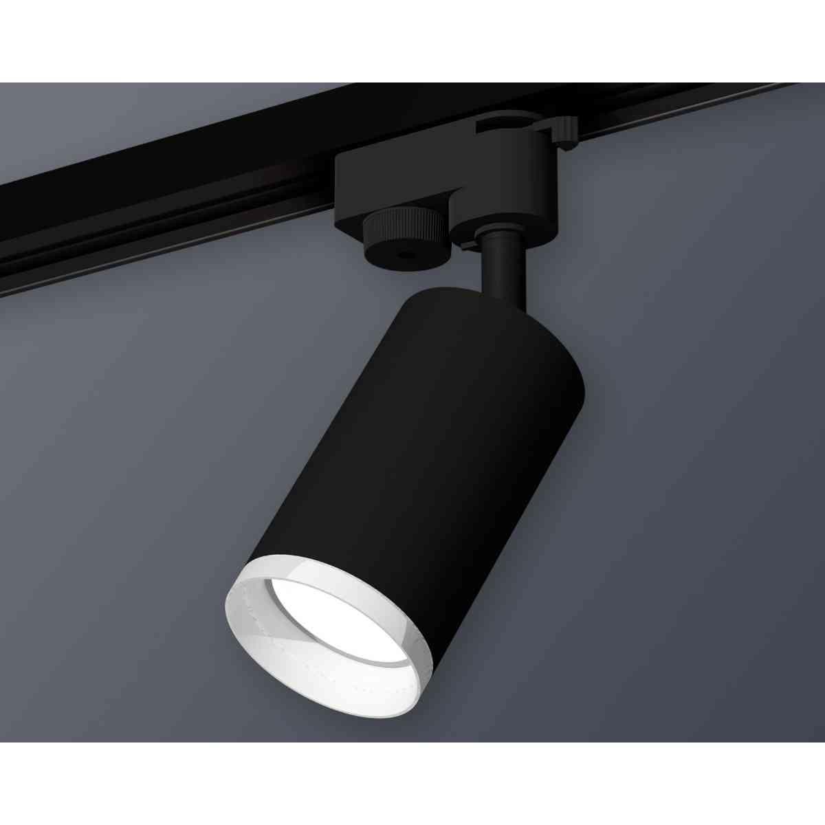 фото комплект трекового светильника ambrella light track system xt6323150 sbk/fr черный песок/белый матовый (a2521, c6323, n6246) | 220svet.ru