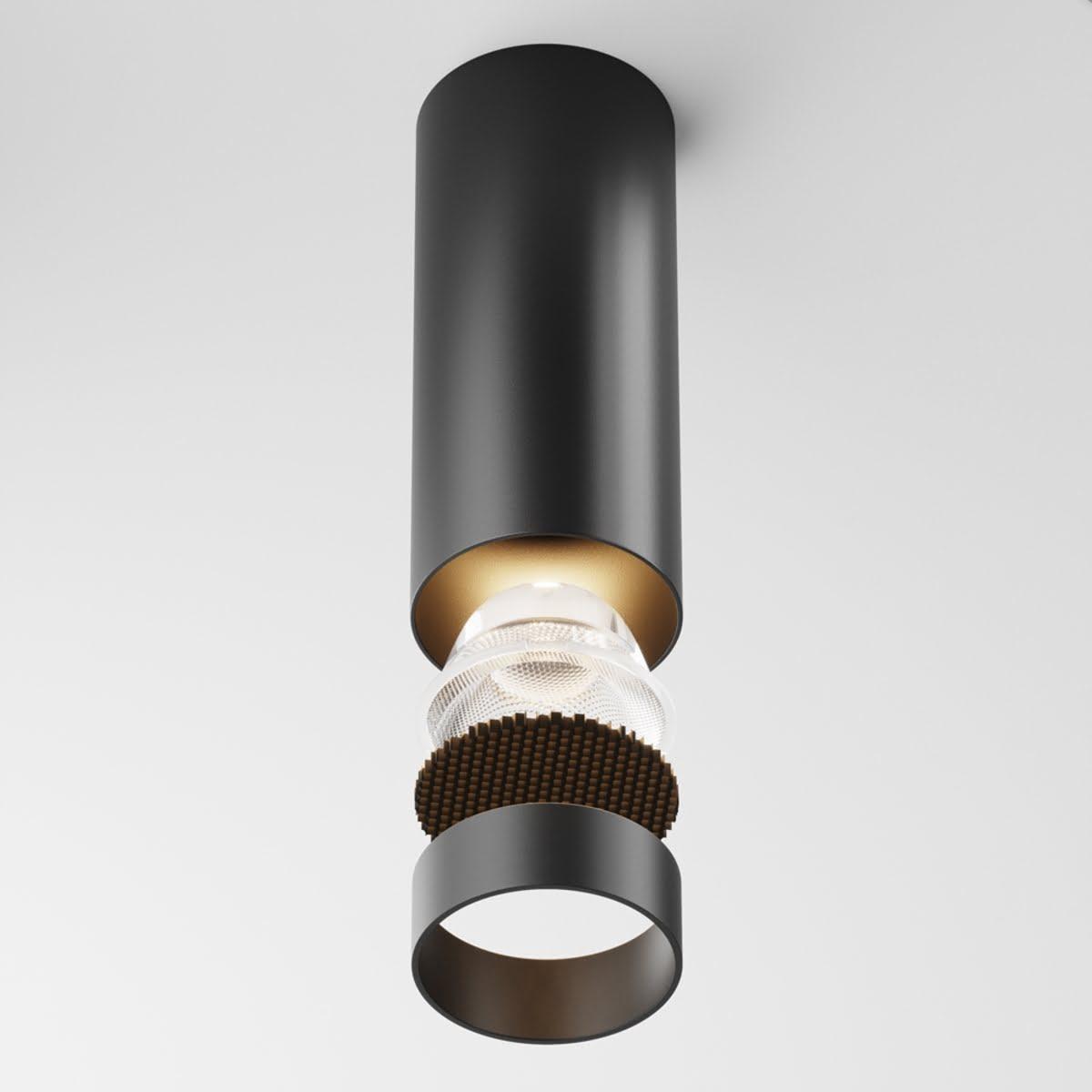 фото потолочный светодиодный светильник maytoni technical focus led c056cl-l12b3k-w-b | 220svet.ru