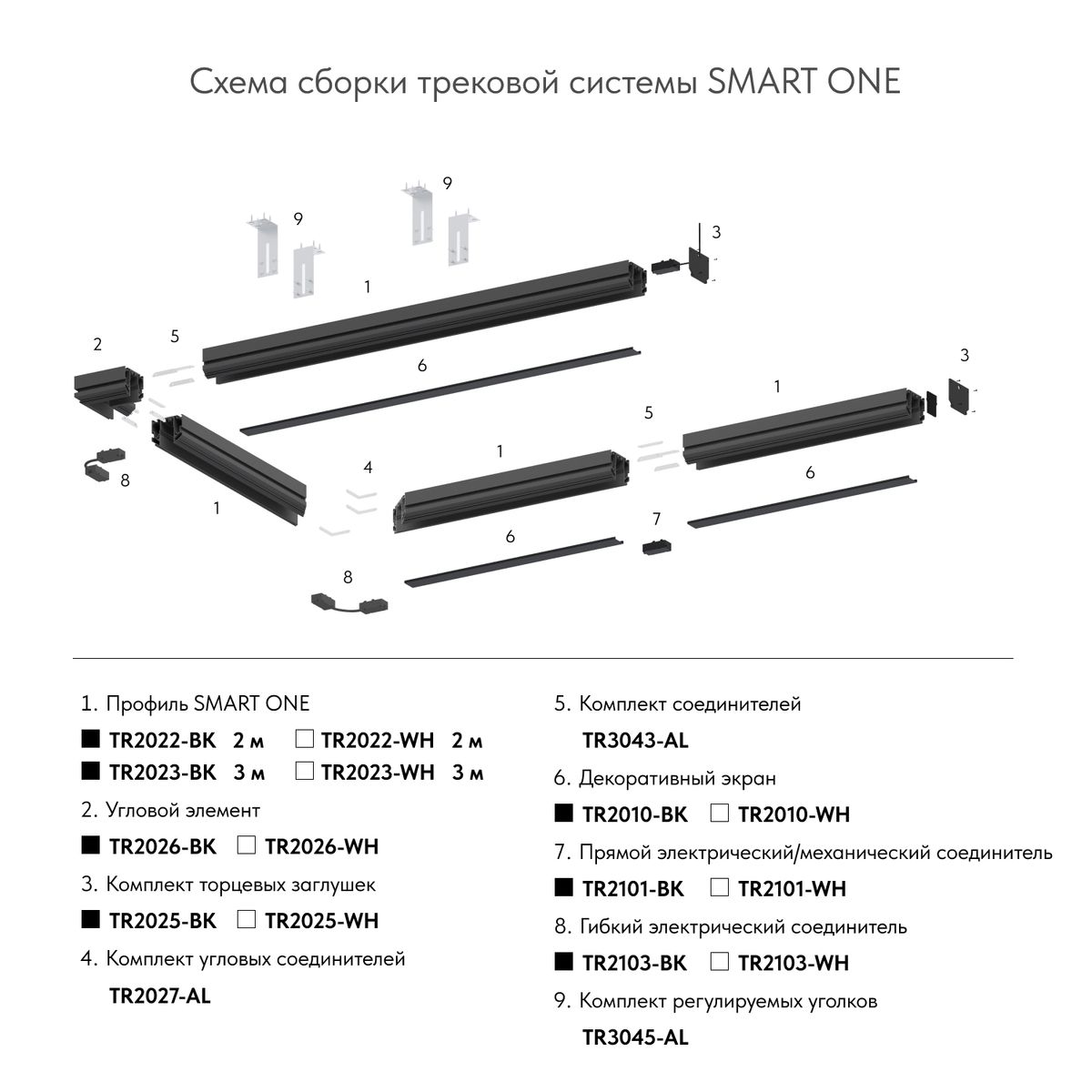 фото уголок регулируемый для закладных профилей denkirs smart slott tr3045 tr3045-al | 220svet.ru