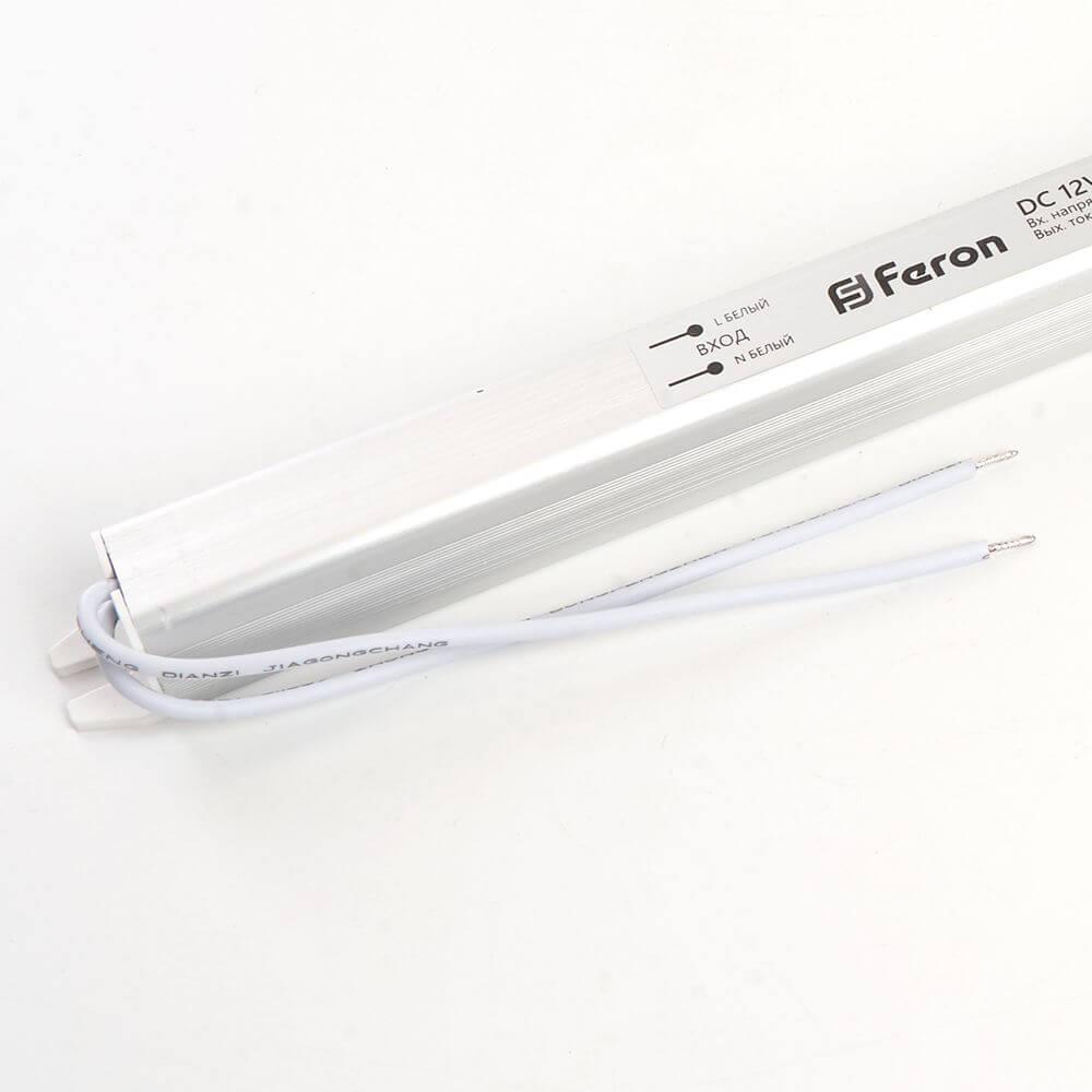 фото блок питания для светодиодной ленты feron lb001 12v 72w ip20 6a 48015 | 220svet.ru