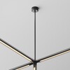 Миниатюра фото подвес на жёстком основании с потолочной чашей maytoni shelf ca030c-sl-l500-b | 220svet.ru