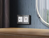 Миниатюра фото лицевая панель для розетки usb a+c ambrella volt quant alfa ap1310 | 220svet.ru