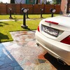 Миниатюра фото садовый светильник-столбик наклонный fumagalli gabri remi/lucia 2l 1r3.613.x20.aye27 | 220svet.ru