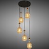 Миниатюра фото подвесная люстра reluce 02003-0.9-05 amber | 220svet.ru
