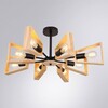 Миниатюра фото потолочная люстра arte lamp brussels a8030pl-8bk | 220svet.ru
