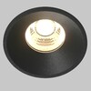 Миниатюра фото встраиваемый точечный светодиодный светильник maytoni round dl058-7w3k-b | 220svet.ru
