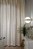 Миниатюра фото портьера бежевая garda decor 121gd-bel01-port beg | 220svet.ru