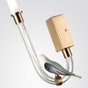 Миниатюра фото бра светодиодная odeon light lark 5431/2wl под латунь | 220svet.ru