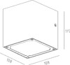 Миниатюра фото уличный настенный светильник deko-light cubodo ii double dg 731015 | 220svet.ru