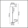 Миниатюра фото торшер lumion irisa 8358/1f медь | 220svet.ru