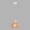 Миниатюра фото подвесной светильник lumion boho 8367/1a серый/белый | 220svet.ru