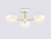 Миниатюра фото потолочная светодиодная люстра с пультом ду ambrella light comfort fl4821 | 220svet.ru