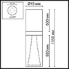Миниатюра фото потолочный светильник odeon light defance 7143/4cl черный | 220svet.ru