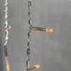 Миниатюра фото гирлянда бахрома 3,1 x 0,5 м желтая 220в, 150 led, провод прозрачный пвх, ip54 ltc pil150-10-2y | 220svet.ru