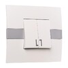 Миниатюра фото выключатель mono electric eсо двухклавишный с подсветкой белый 101-010101-103 | 220svet.ru
