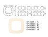 Миниатюра фото рамка 4-постовая ambrella volt omega ecta of140334 | 220svet.ru