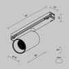 Миниатюра фото уличный трековый светильник maytoni focus led exility o-tr02-1-s-8wb4k | 220svet.ru