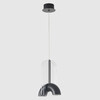 Миниатюра фото подвесной светильник crystal lux element sp12w led black | 220svet.ru