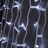 Миниатюра фото новогодняя гирлянда занавес белый с эффектом мерцания 2*3м ip65 eurosvet 200-101 200-101 | 220svet.ru